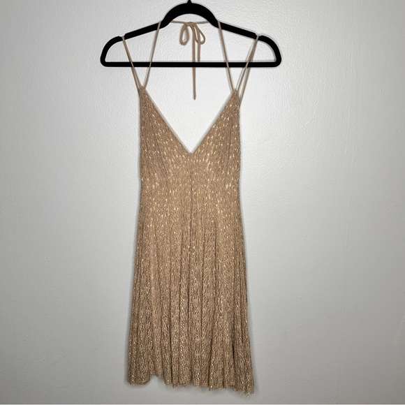 Urban Outfitters Champagne Backless Dress - Picture 7 of 10
